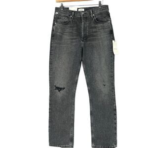 Citizens of Humanity Jolene Jeans Womens‎ Black Sz 28 High Rise Vintage Slim NWT